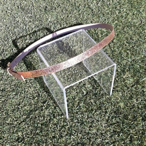 Belt Gold Glitter Classy Narrow‎ 1/2\